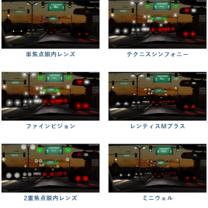 多焦点眼内レンズ：見え方の違い